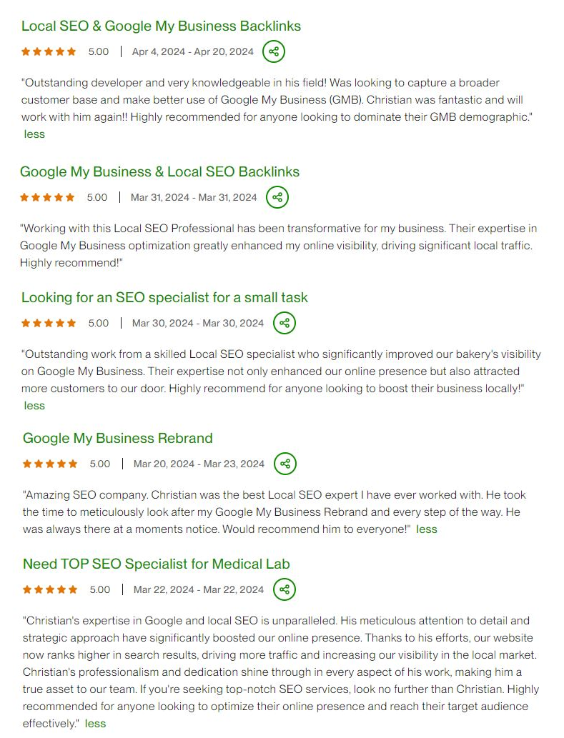 Client review