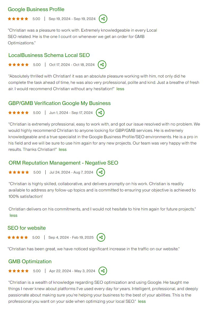 Client review