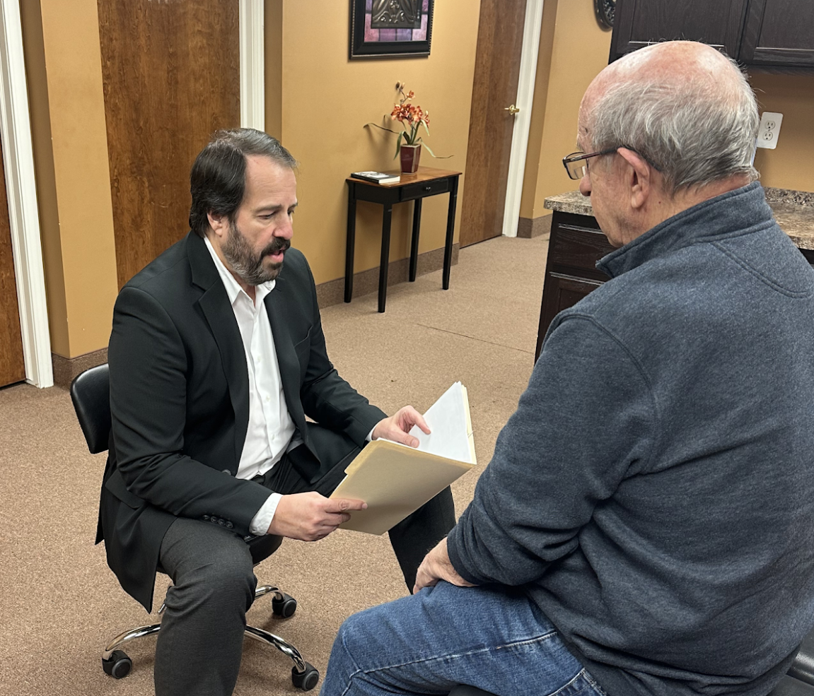 Dr. Picard treating a patient at Michigan Integrative Health