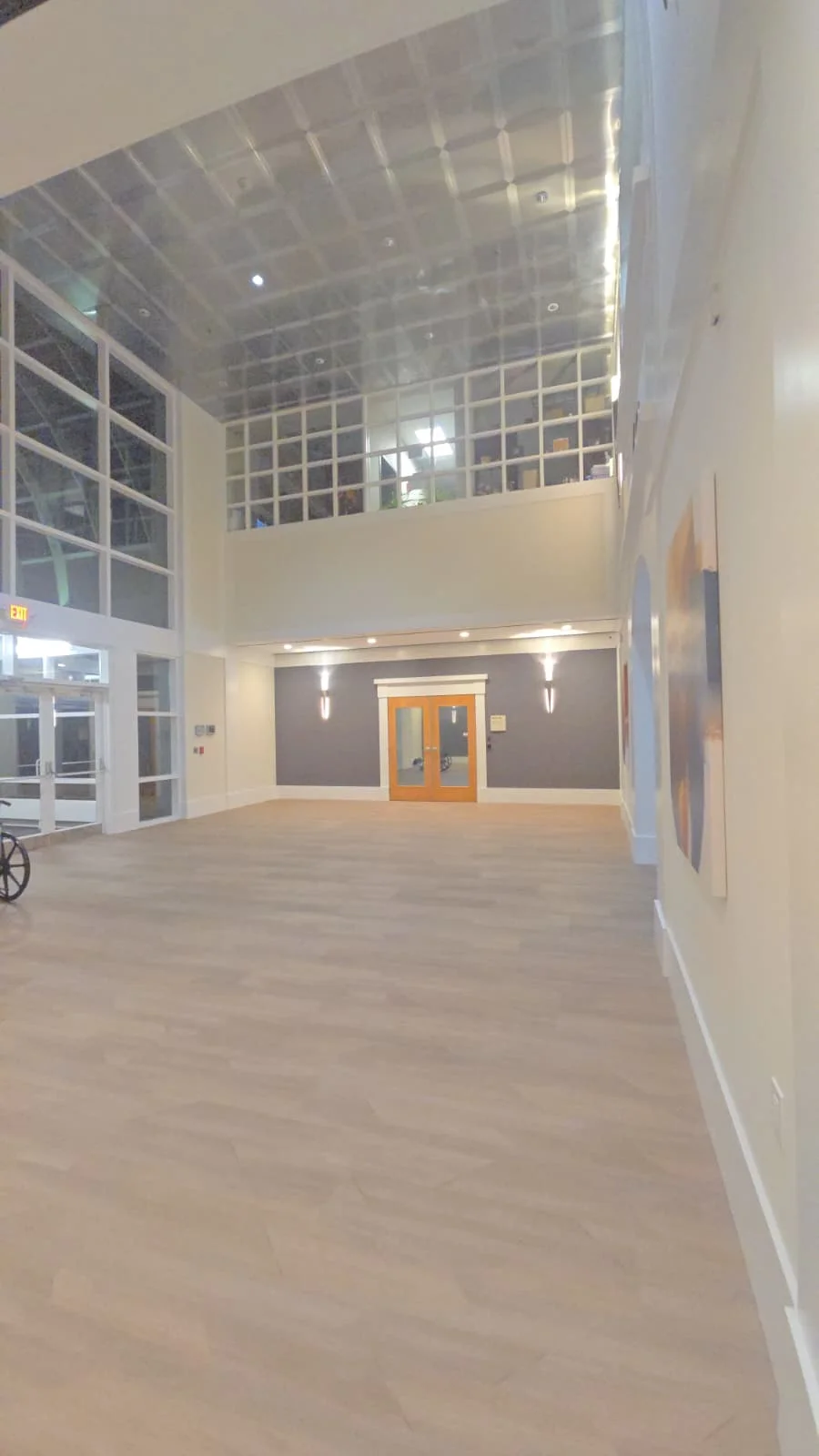 Commercial painting project