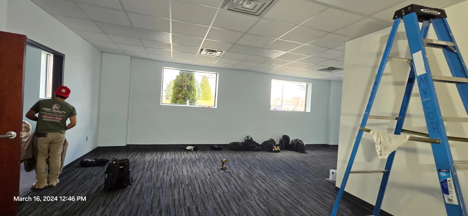 Commercial painting project