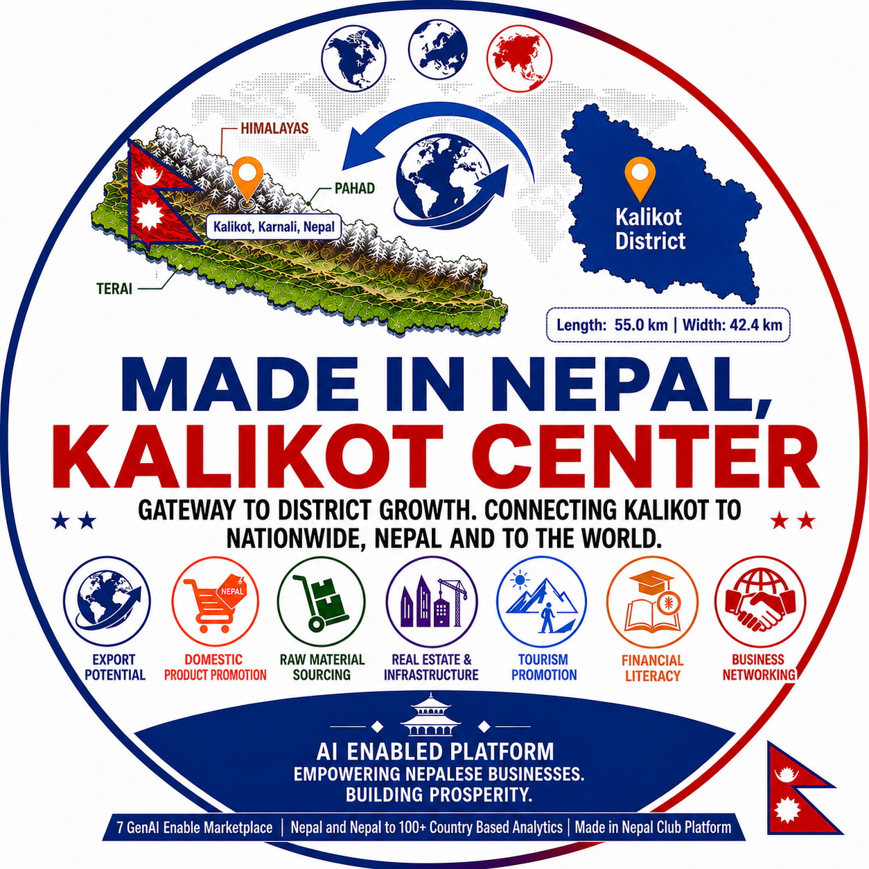 Made in Nepal, Kalikot Center logo