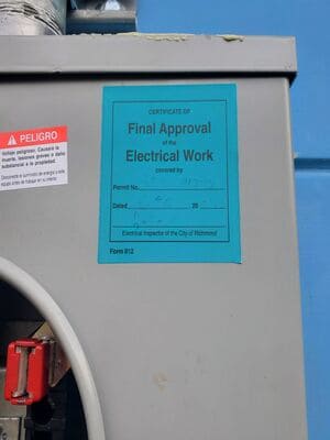 ev charger installs in san pablo