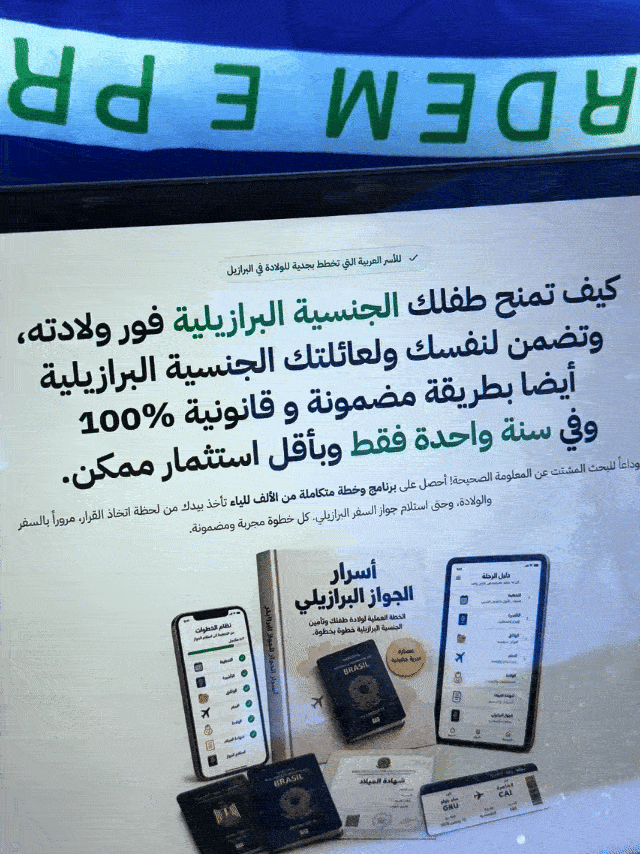 لقطات من تجربة ورحلة الولادة في البرازيل