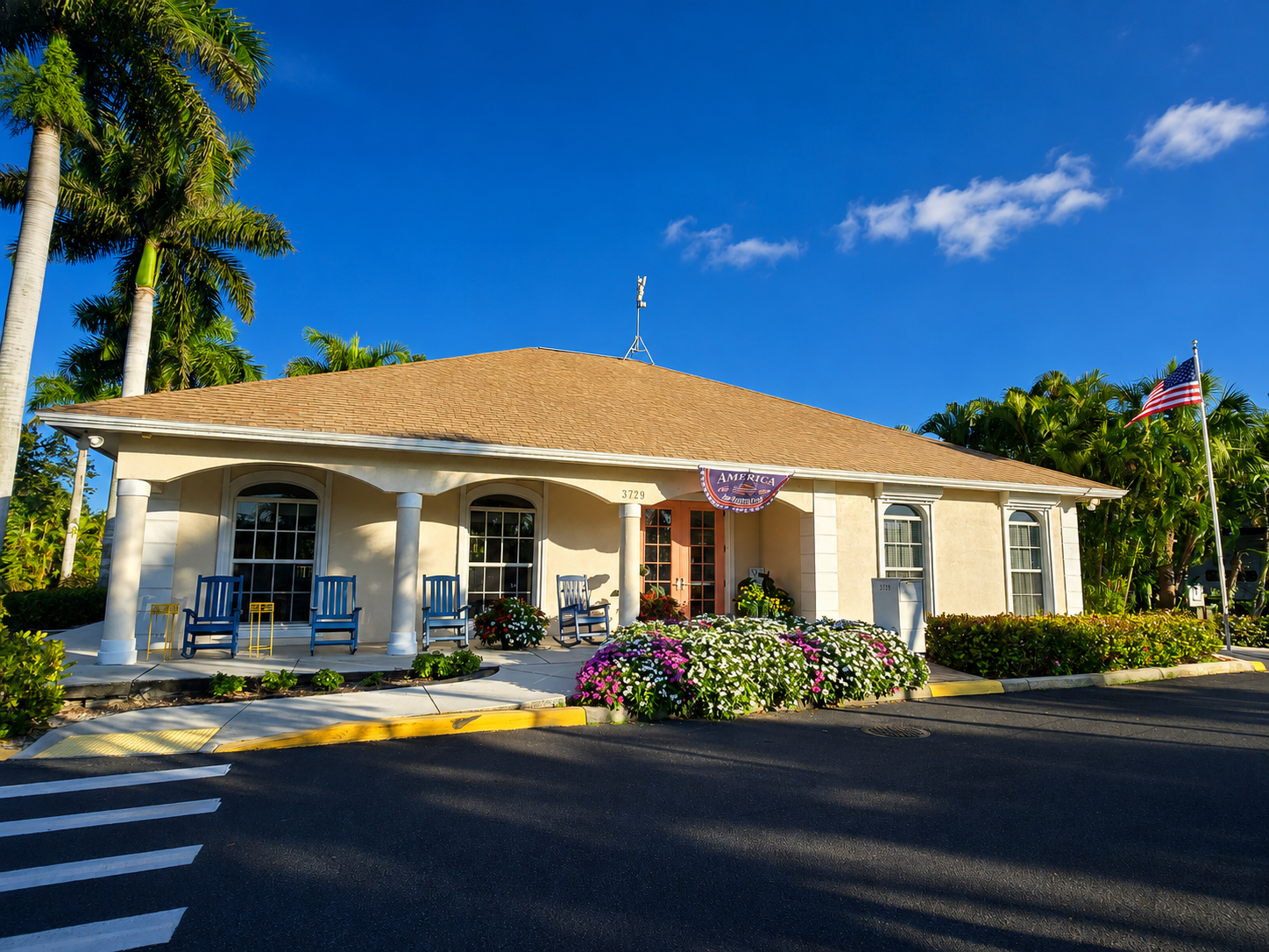 Clubhouse lounge at Neapolitan Cove RV Resort