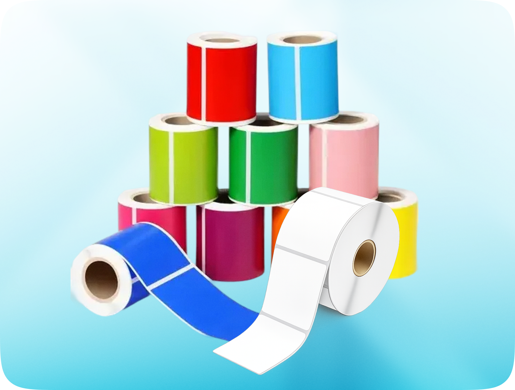 Plain & Multi-Color  Printed Labels