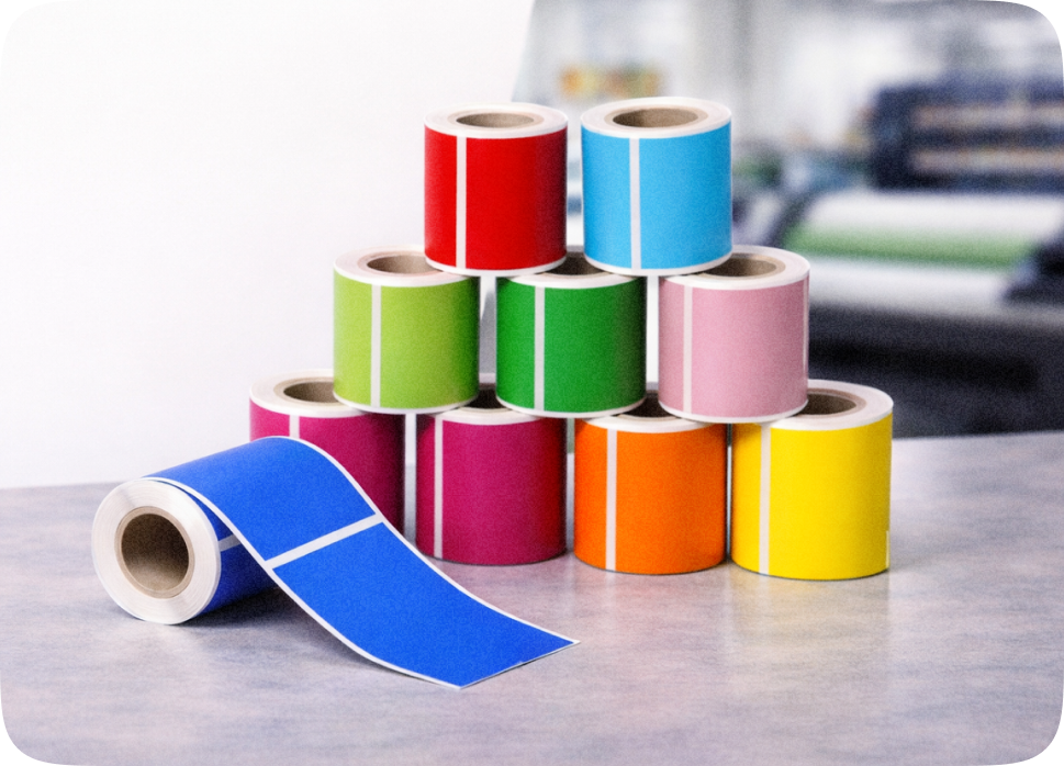 Plain & Multi-Color Printed Labels