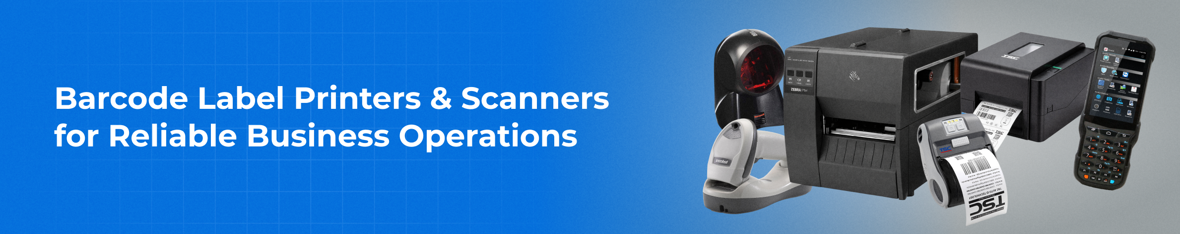 Leading barcode printers and scanners solutions in India for retail, logistics, pharmaceutical and industrial barcode applications