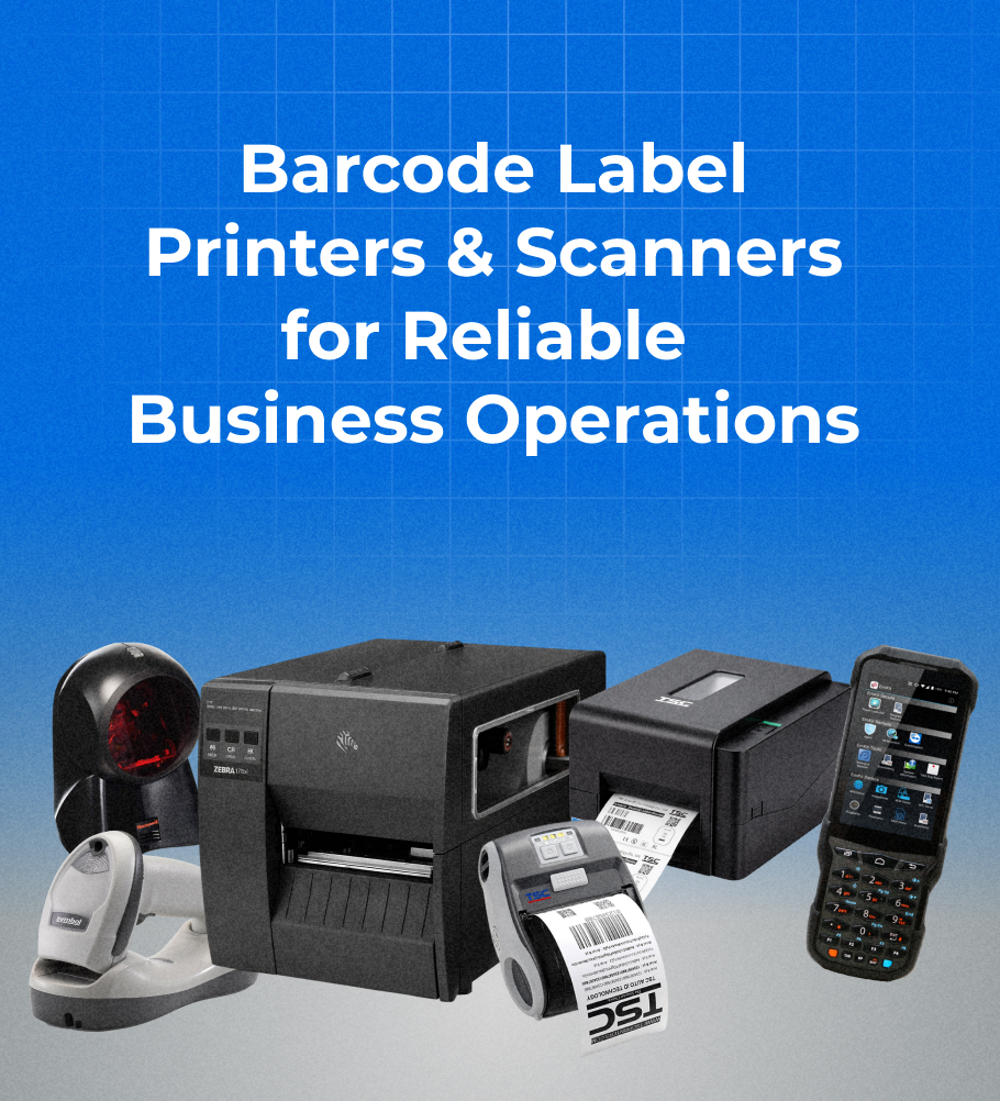 Leading barcode printers and scanners solutions in India for retail, logistics, pharmaceutical and industrial barcode applications