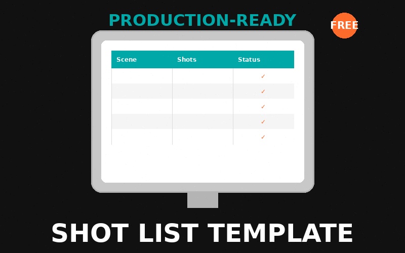 Shot List Template Preview