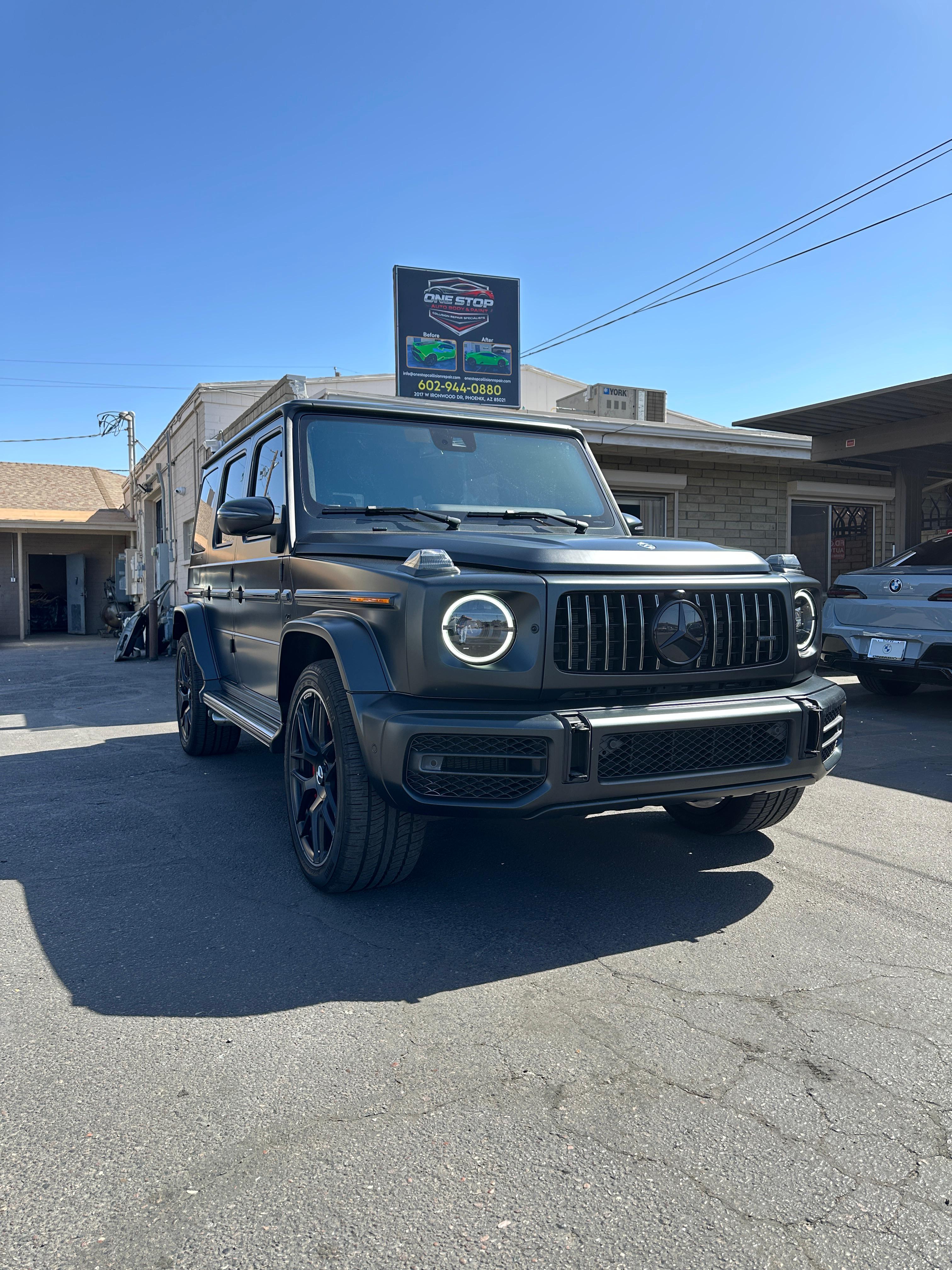 Finished car after collision repair