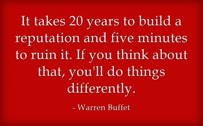 Warren Buffet quote