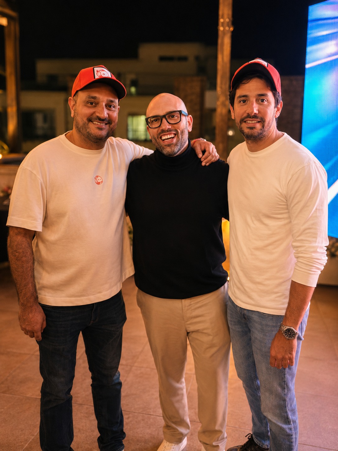 Leonardo Franco junto al CEO de Dropi