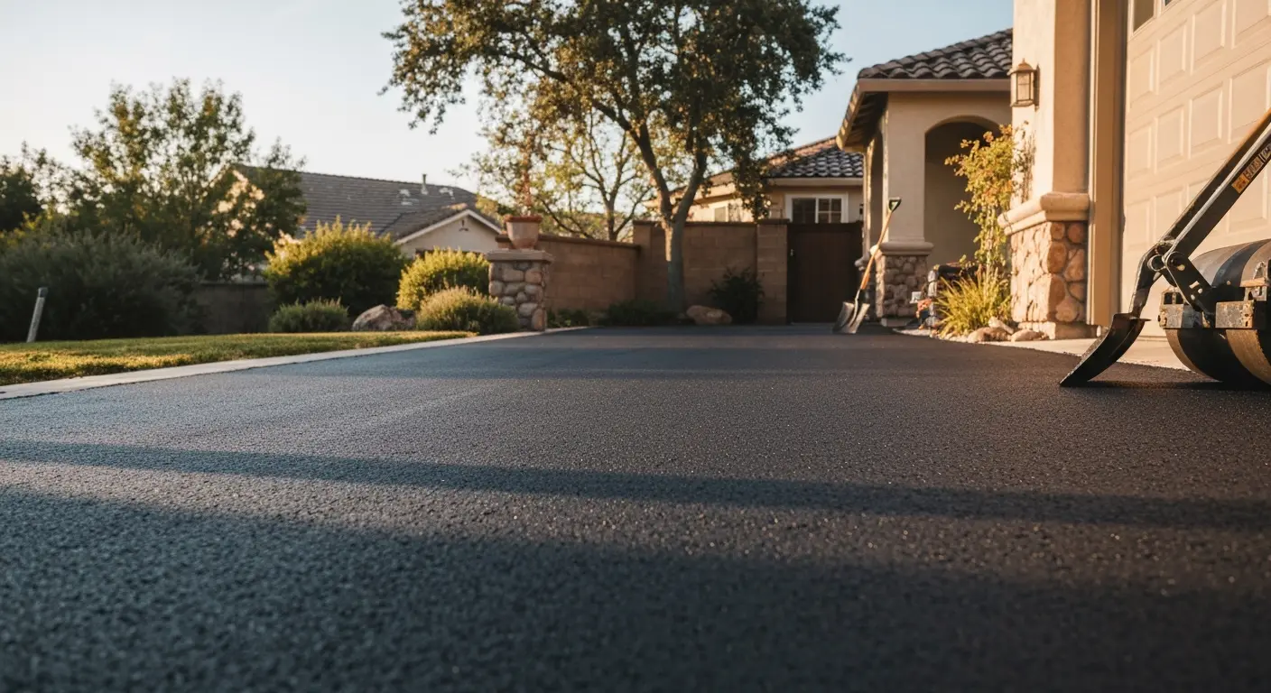 Driveway paving project