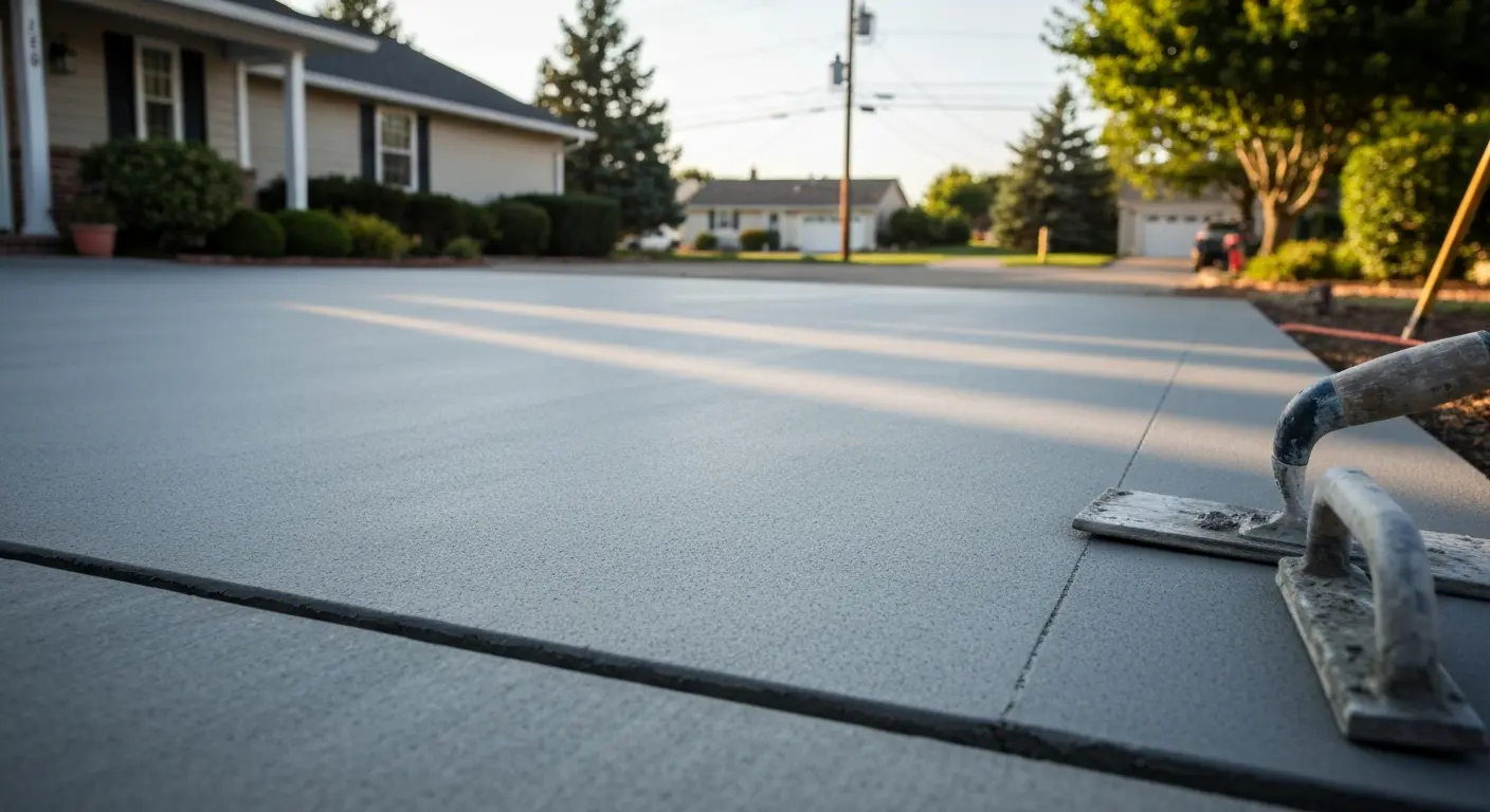 Concrete driveway repair