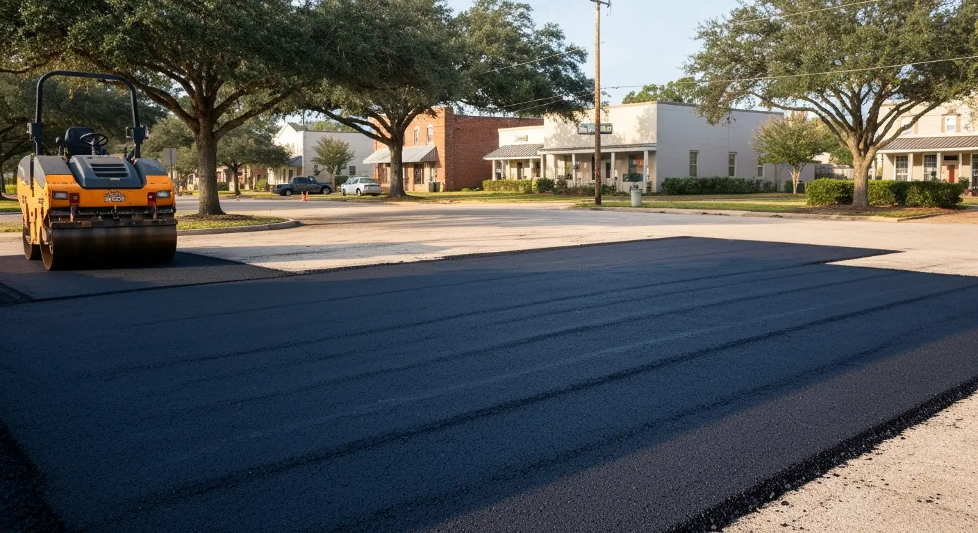 Asphalt overlay project