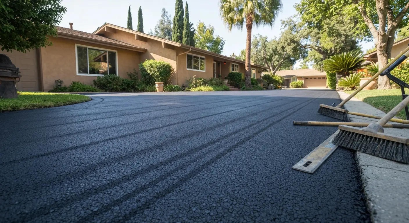 Driveway paving project