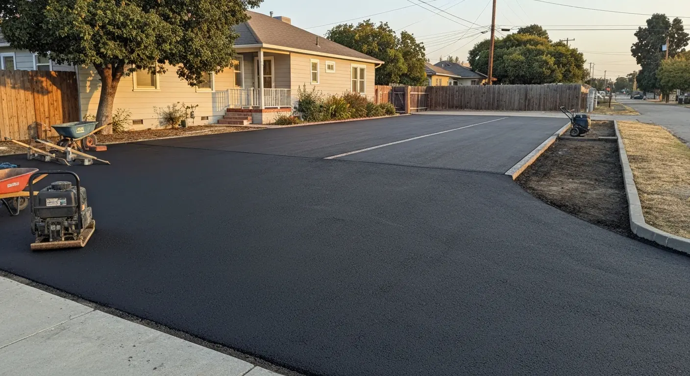Driveway paving project
