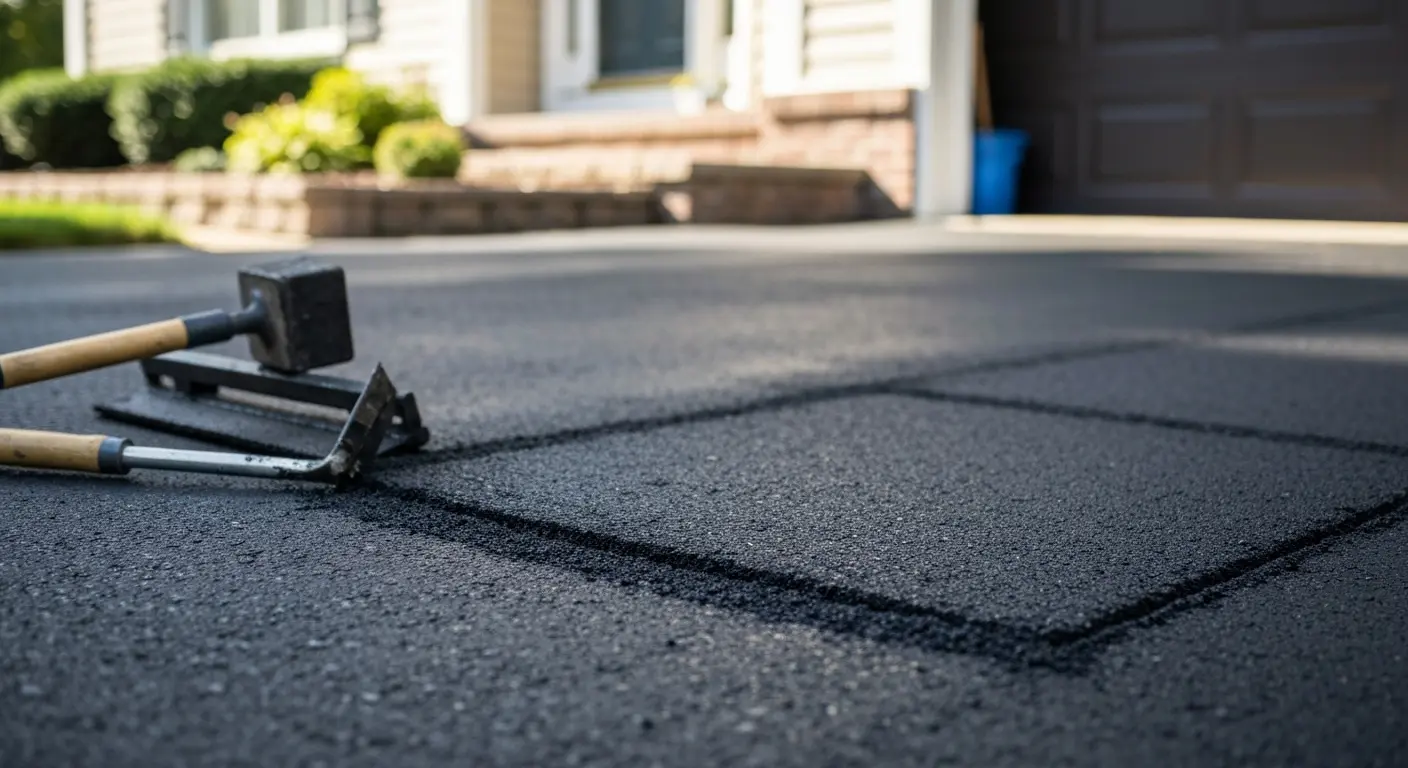 Driveway patching and repair