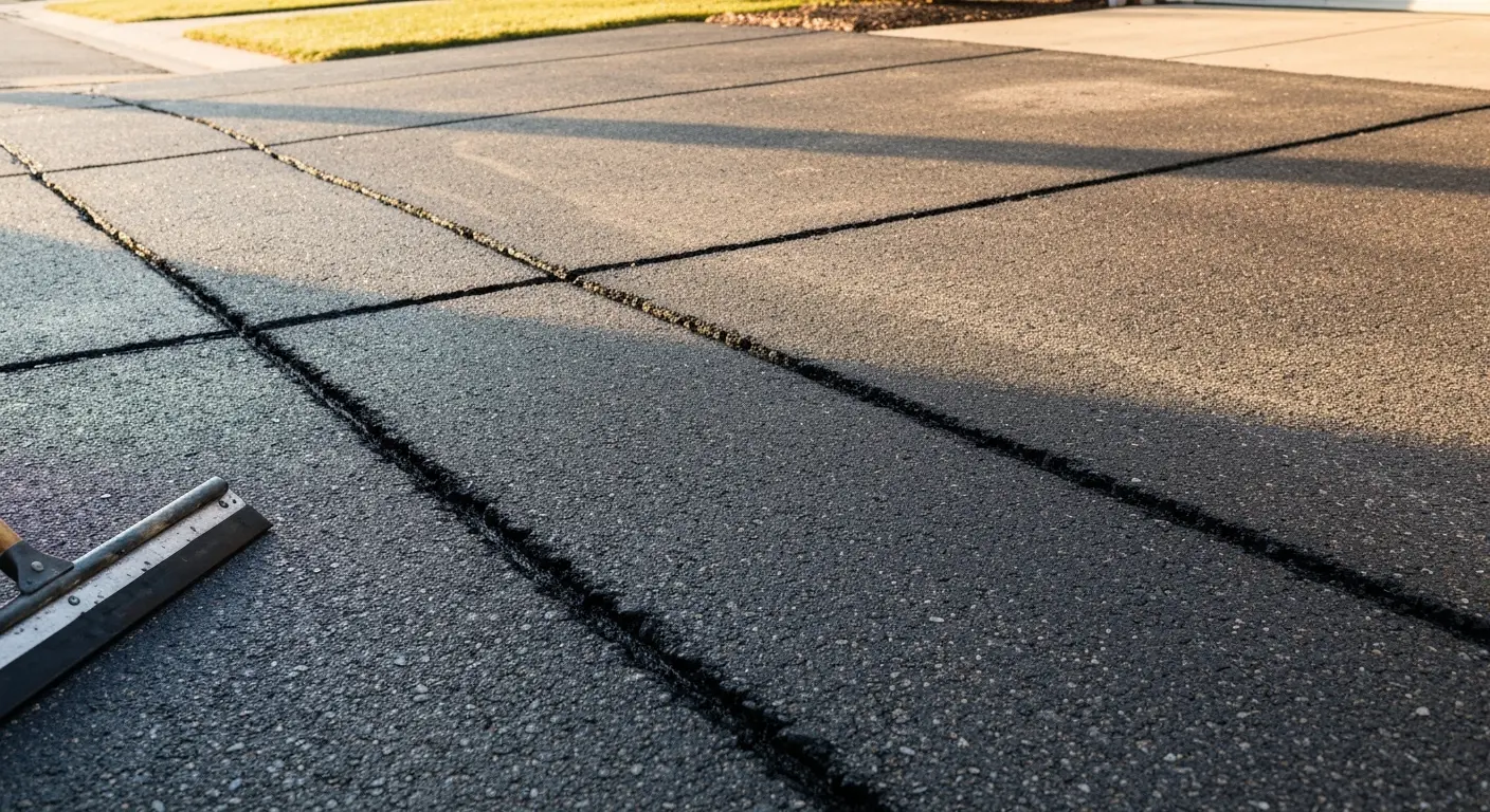 Crack filling asphalt