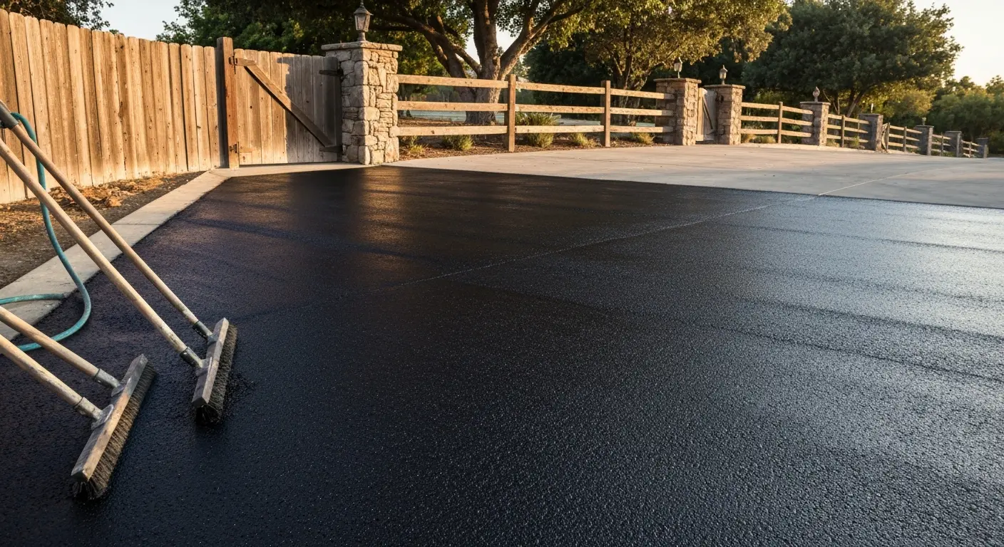 Asphalt seal coating