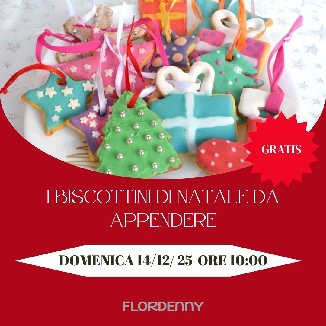 I biscottini di Natale  da appendere all'albero