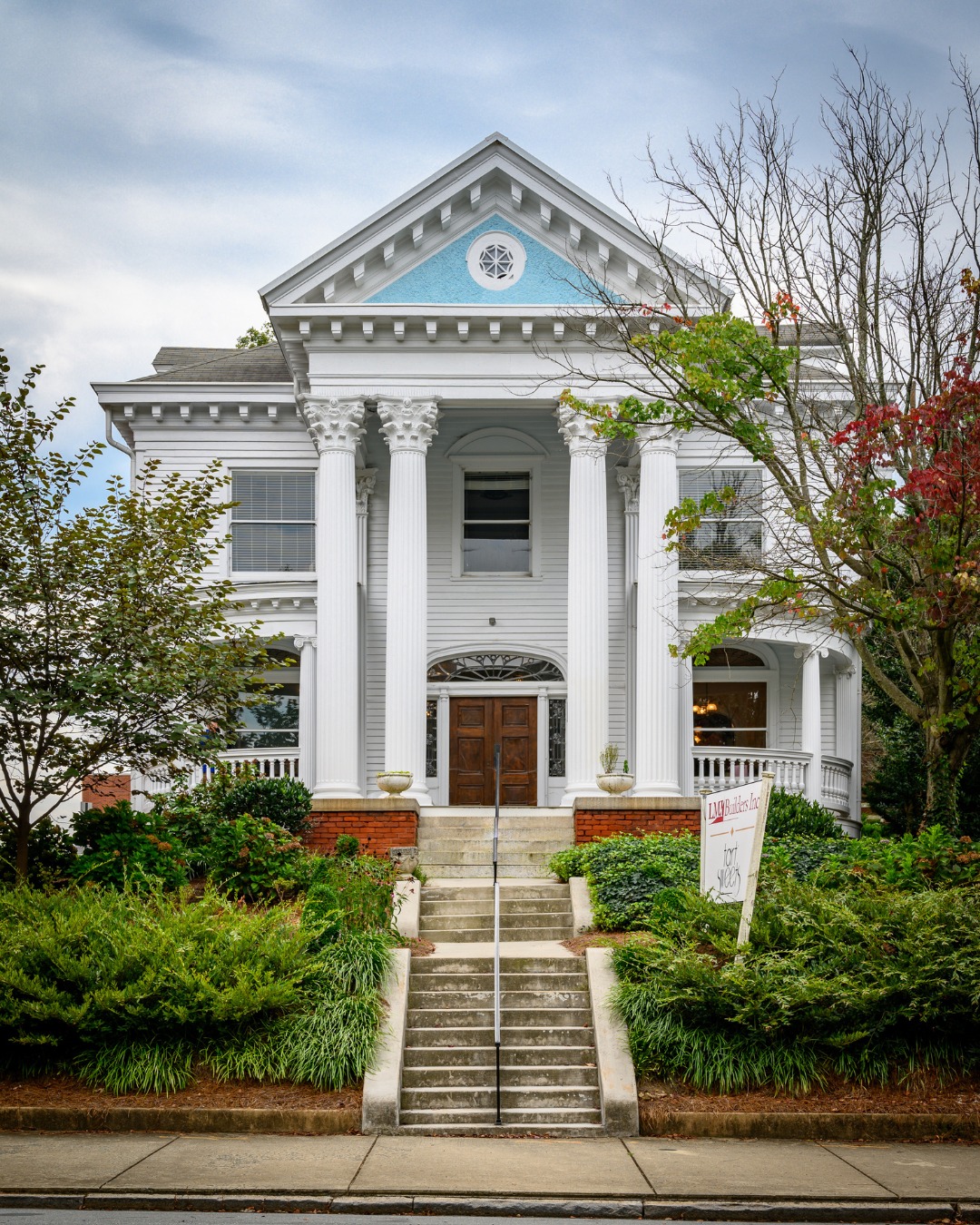 The historic Rosenbacher House, home to Manolo's Boutique Wine and Bistro in Winston-Salem NC