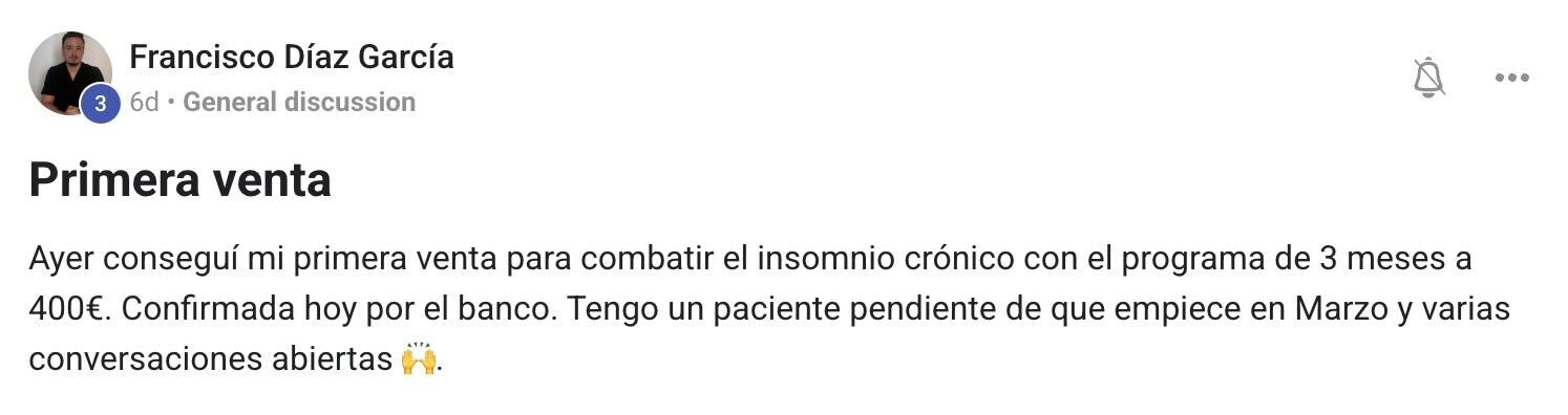 Francisco, médico emprendedor