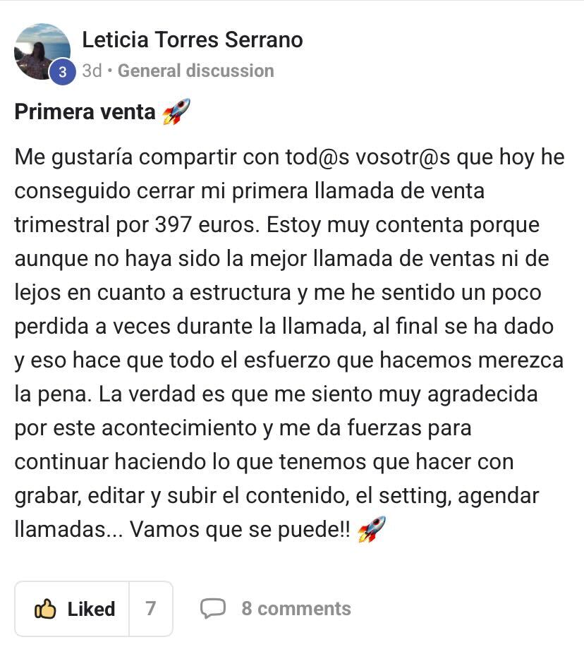 Leticia, médica emprendedora