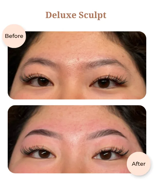 Client before and after treatment results