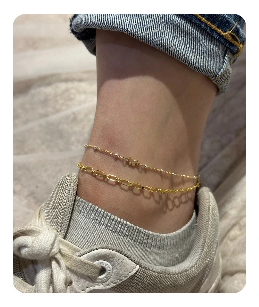 Elegant gold belly chain jewellery