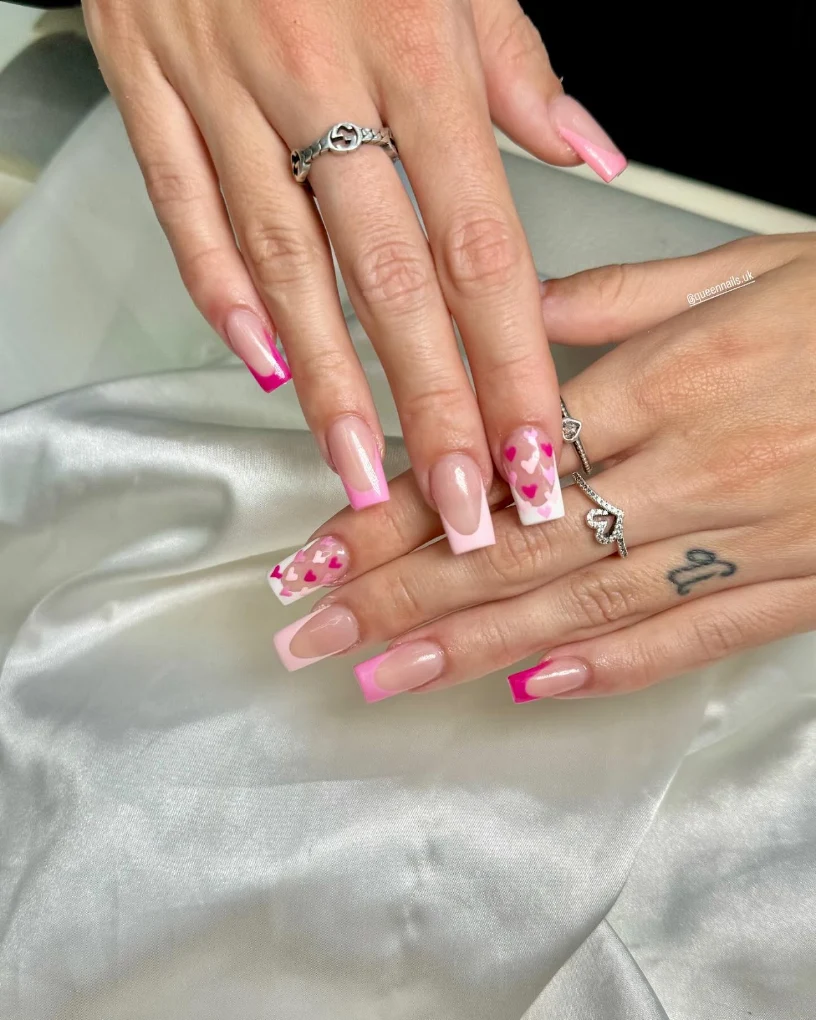 Manicure detail at Drip Nail Salon Houston Heights