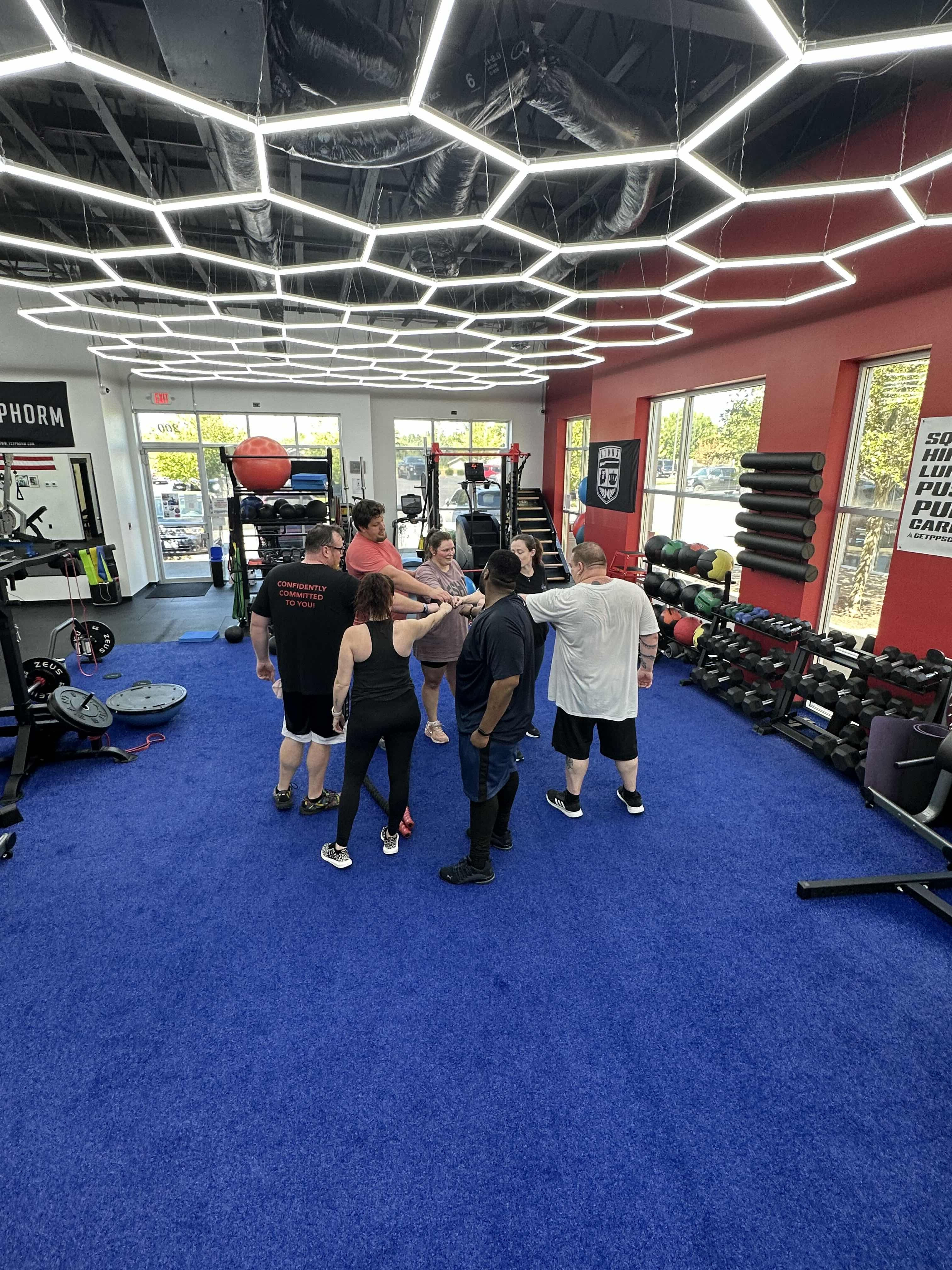 Semi-private personal training session at 4F Coaching in Graham, WA