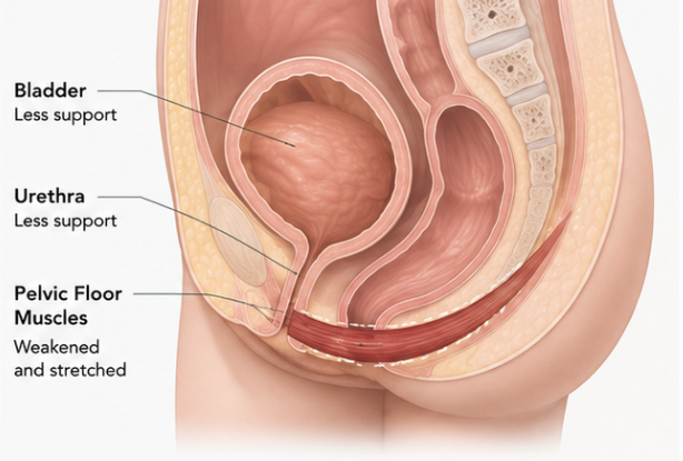 Pelvic floor visualization Before