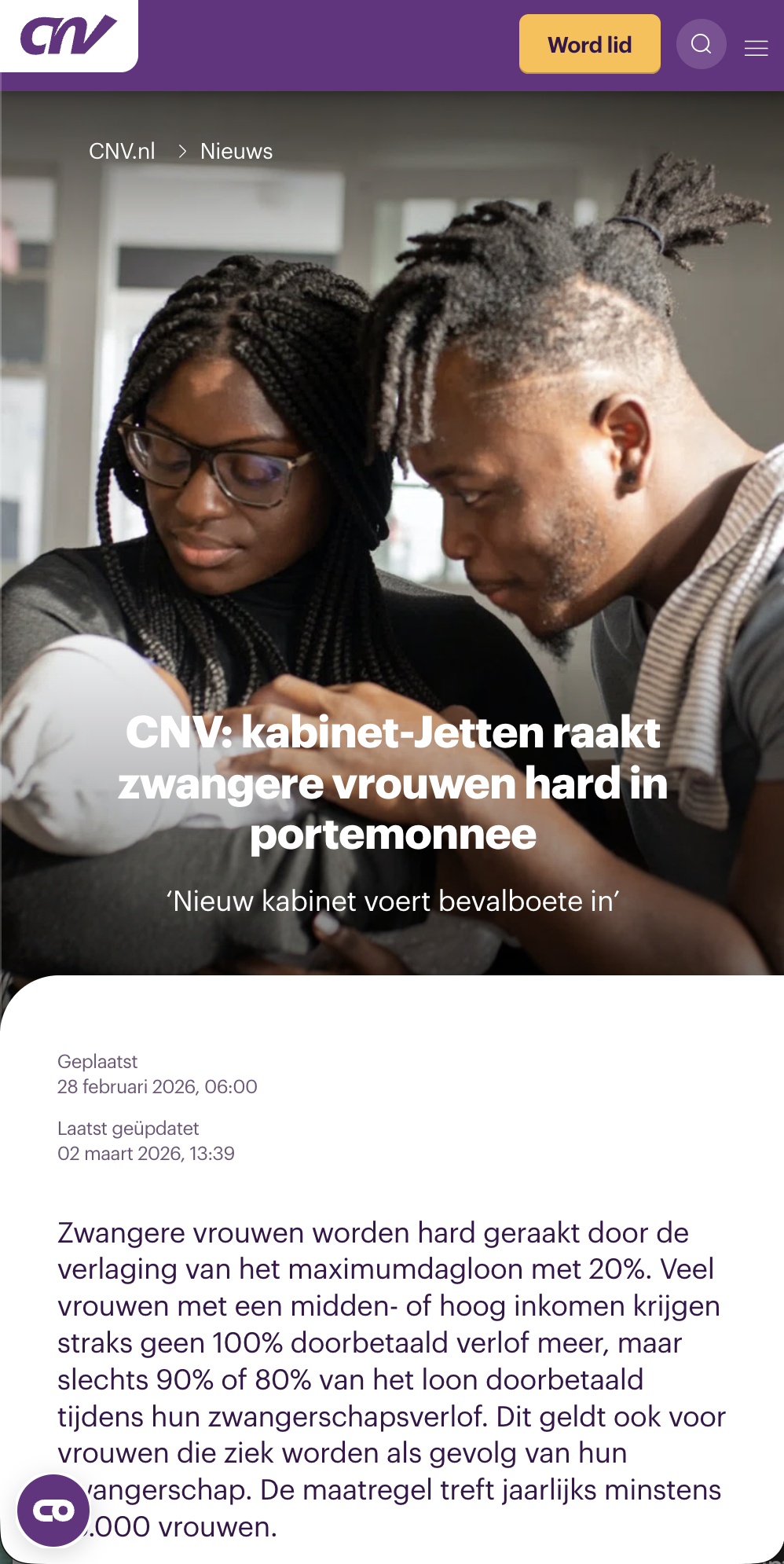CNV bericht