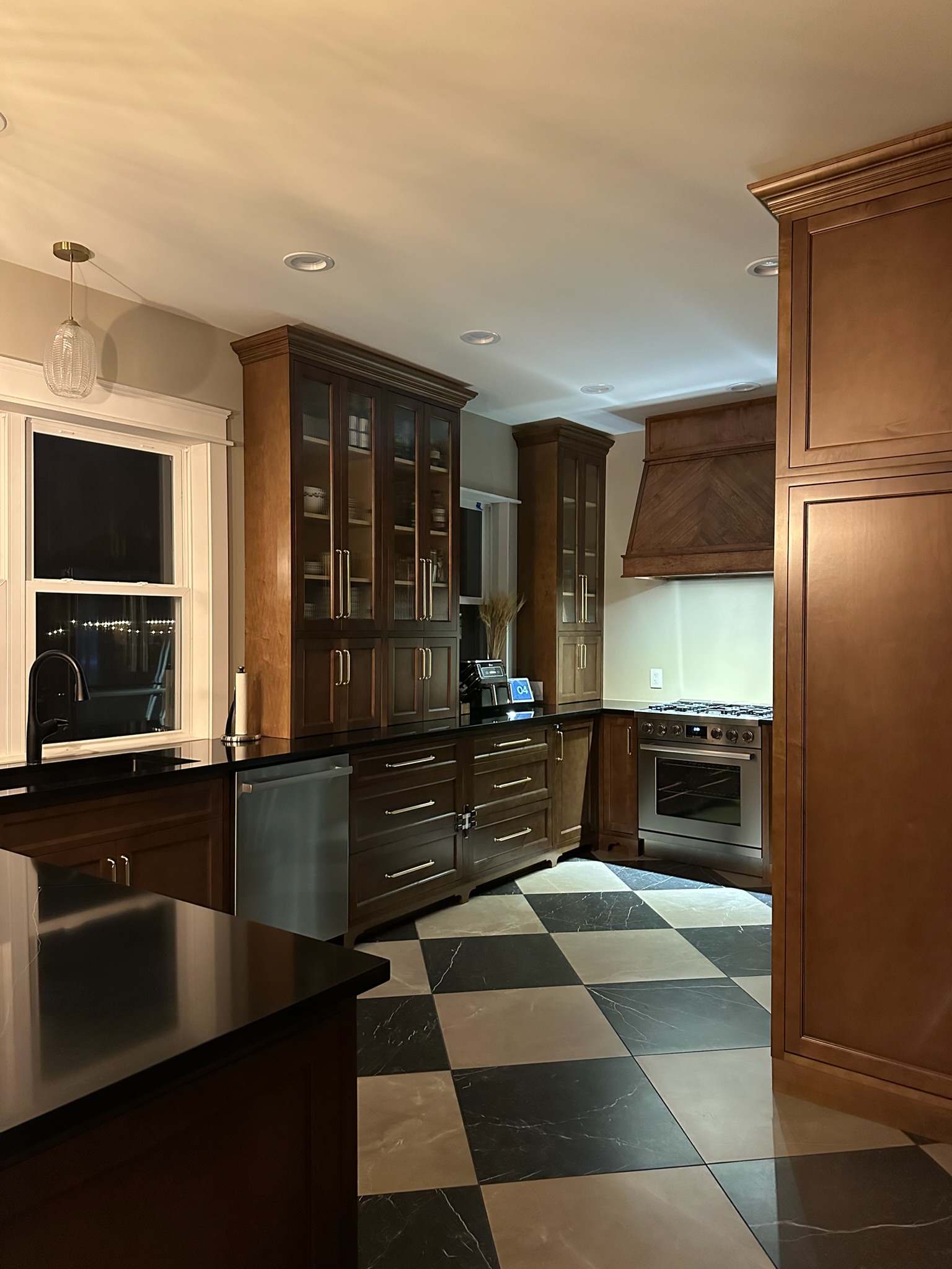 Finished kitchen remodel completed by Envision Builders in Peru, Illinois