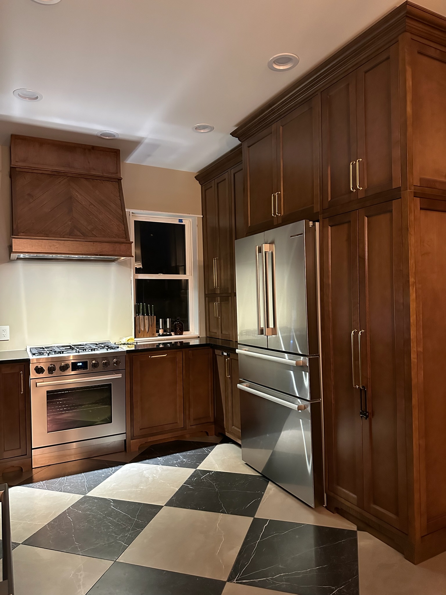 Finished kitchen remodel completed by Envision Builders in Peru, Illinois