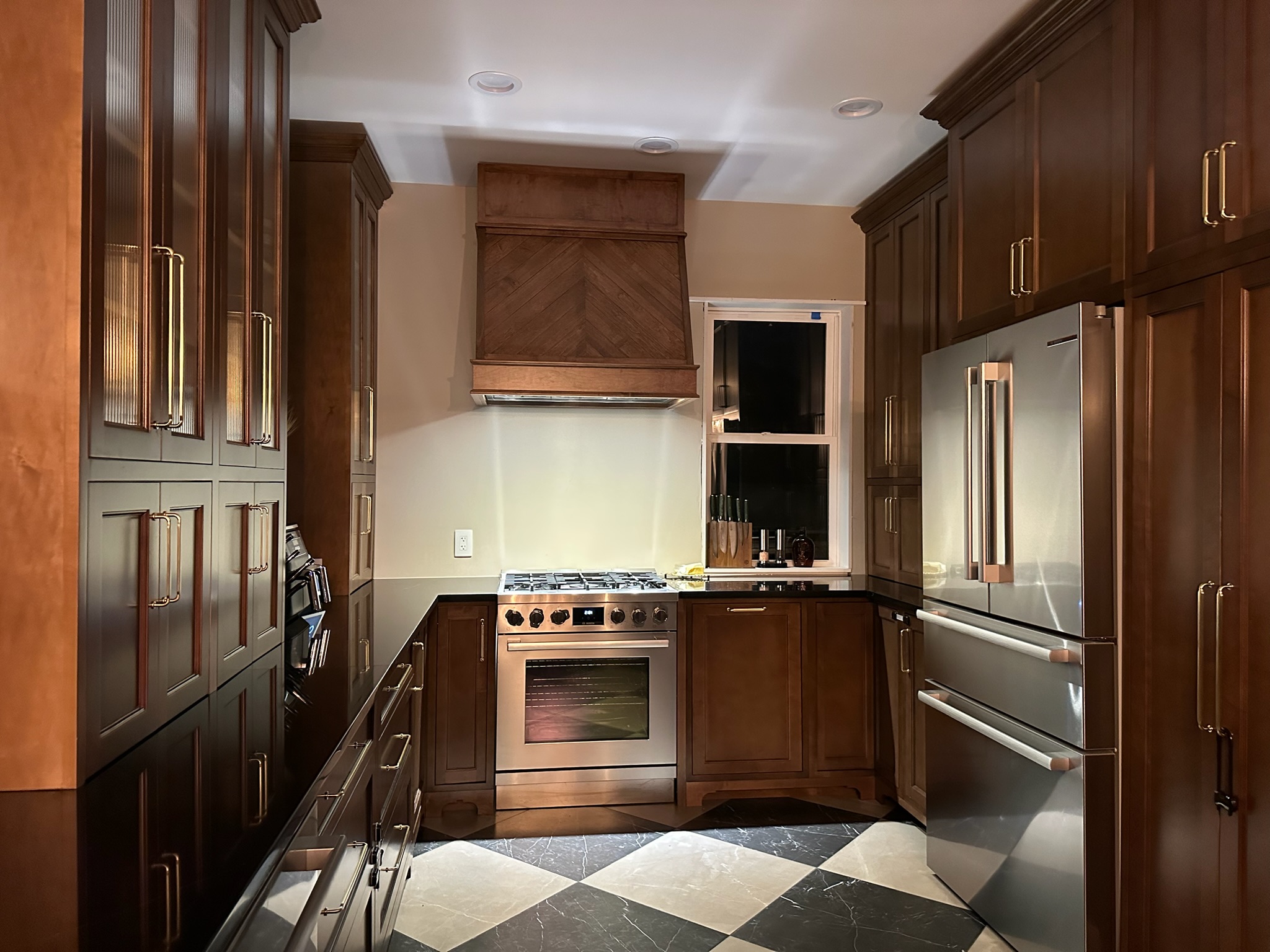 Finished kitchen remodel completed by Envision Builders in Peru, Illinois