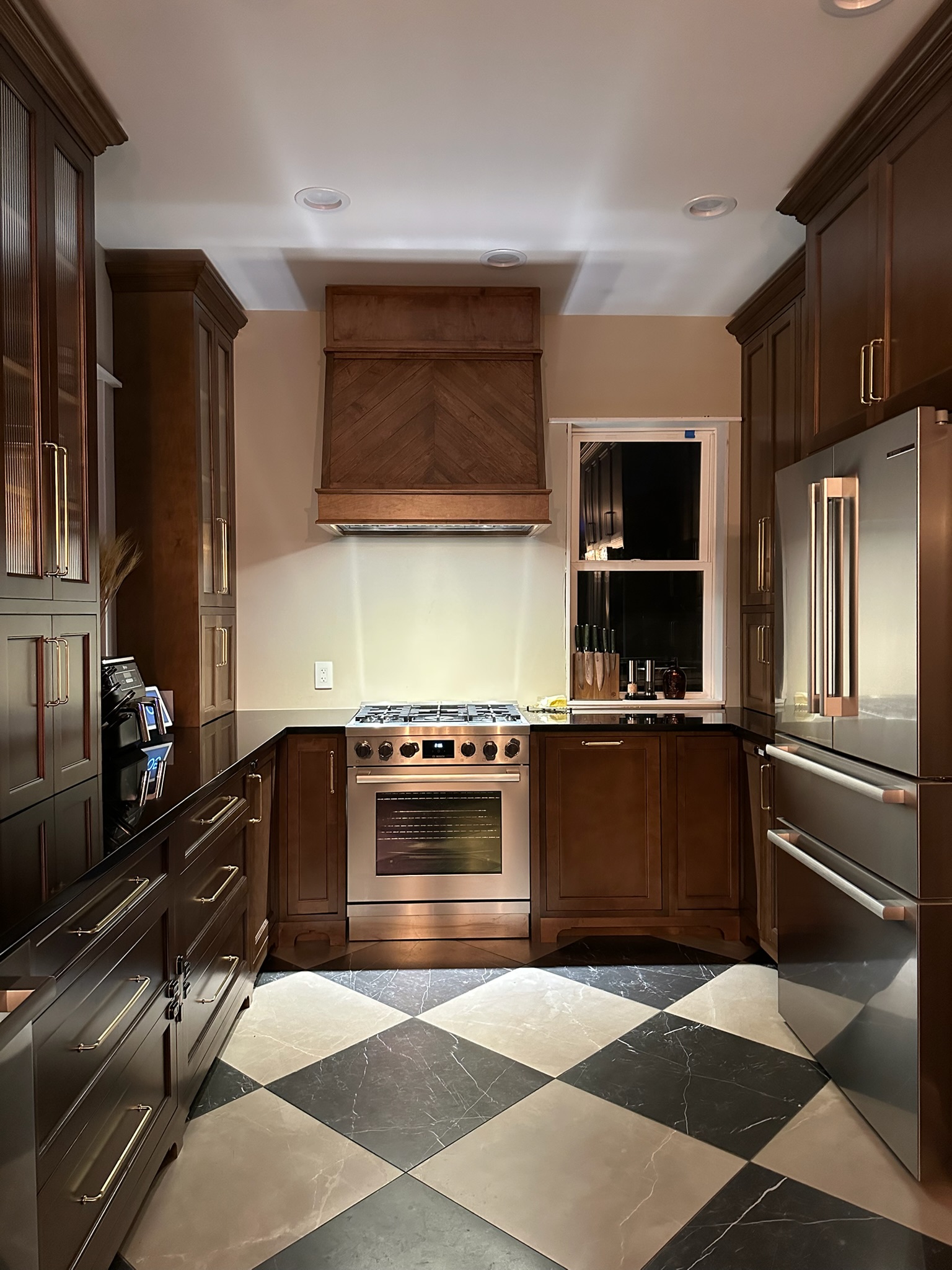 Finished kitchen remodel completed by Envision Builders in Peru, Illinois