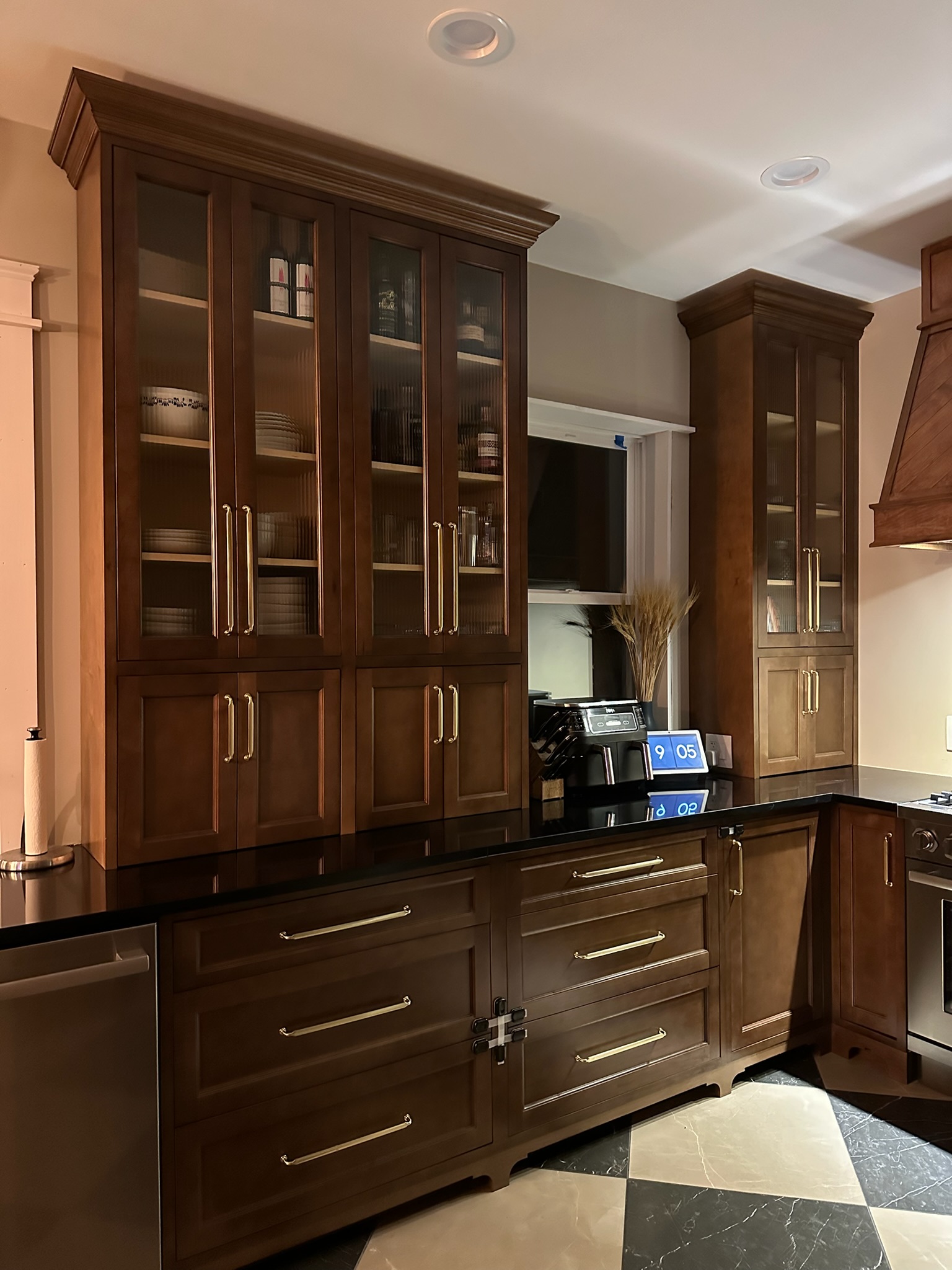 Finished kitchen remodel completed by Envision Builders in Peru, Illinois