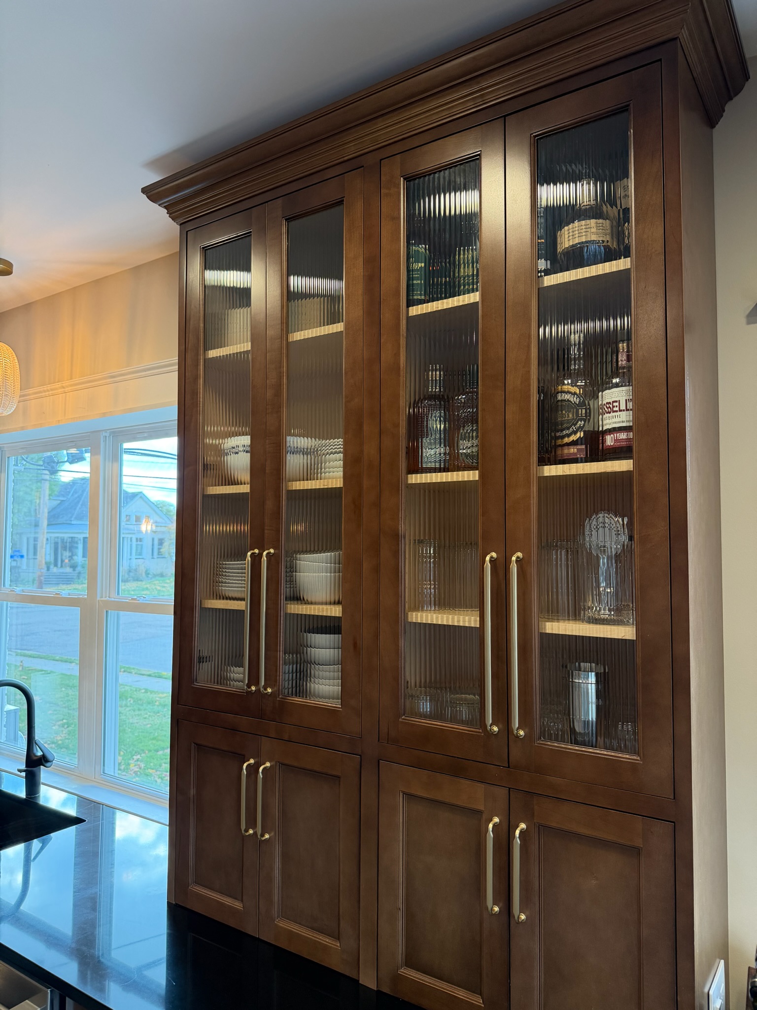 Completed cabinet installation by Envision Builders in Peru, Illinois