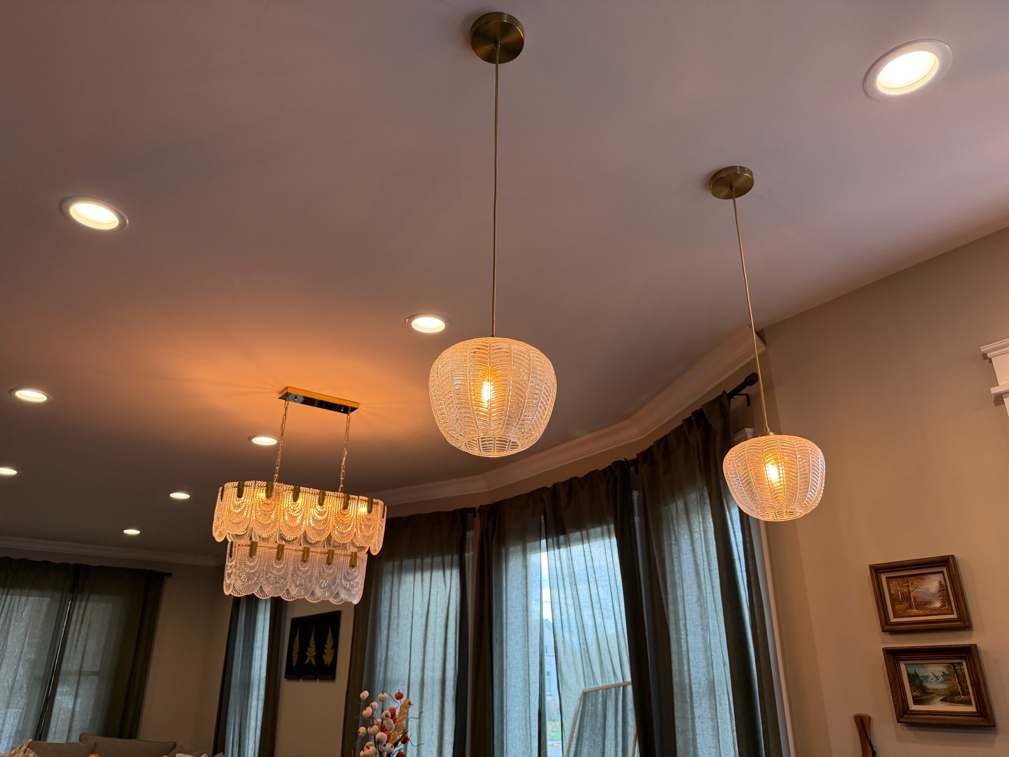 Custom kitchen lighting installed by Envision Builders in Peru, Illinois