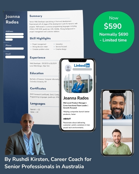 resume writing and LinkedIn optimisation Australia