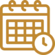 Career coaching session with a calendar and clock symbolizing clarity and direction in professional growth.