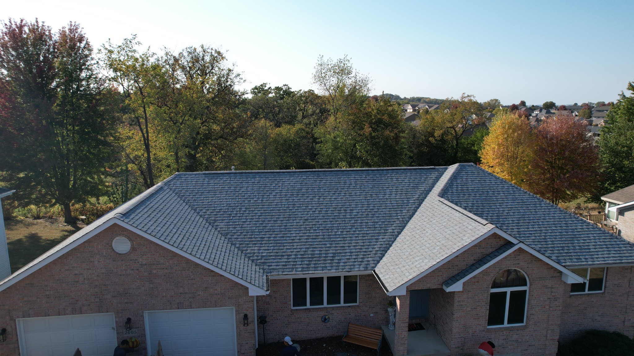 Coordinated roofing and gutter installation
