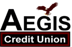Aegis Credit Union logo representing locally owned community banking since 1979
