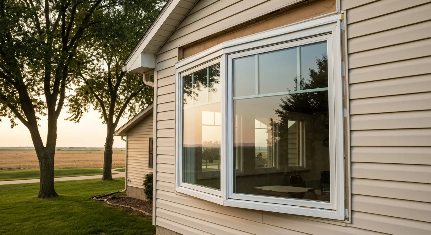 Bay window installation De Pere