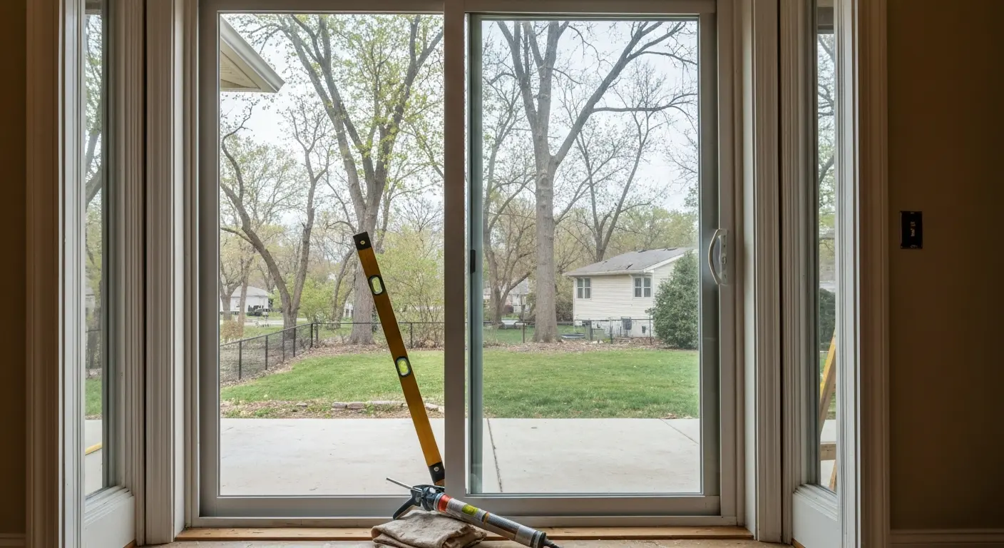Patio door installation