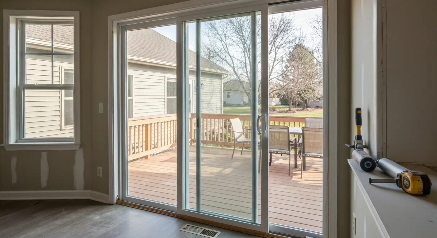 Patio door installation