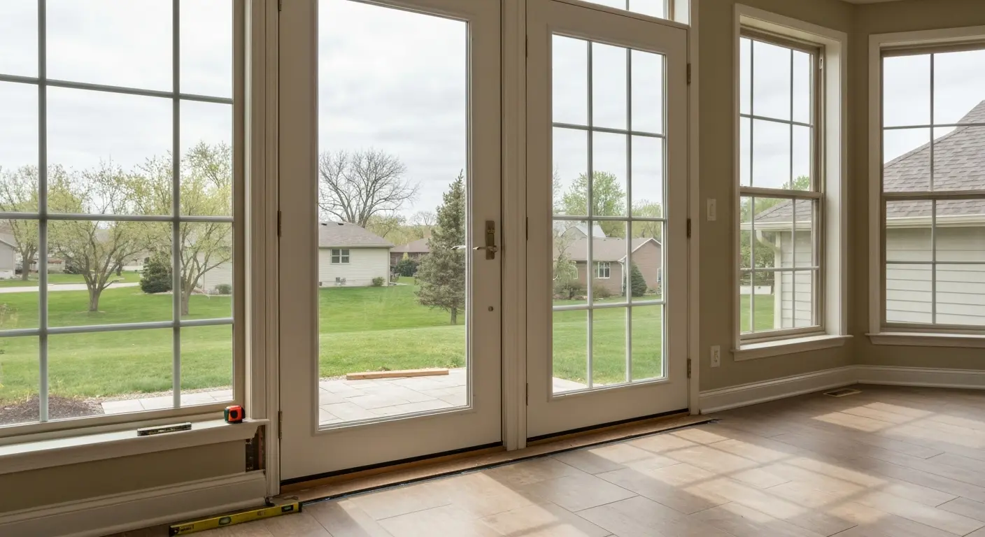 French patio door installation